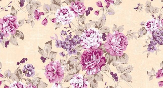 649x1300 This is pretty. Rose and purple flowers on a beige background