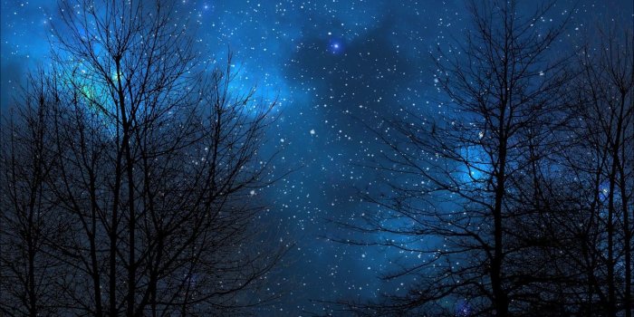 1280x720 Night Sky - Blue Nebula - 4K - DreamScene [Live Wallpaper]