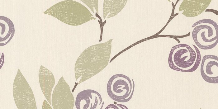 1000x1000 8 in. x 10 in. Geisha Violet Floral Trail Wallpaper Sample