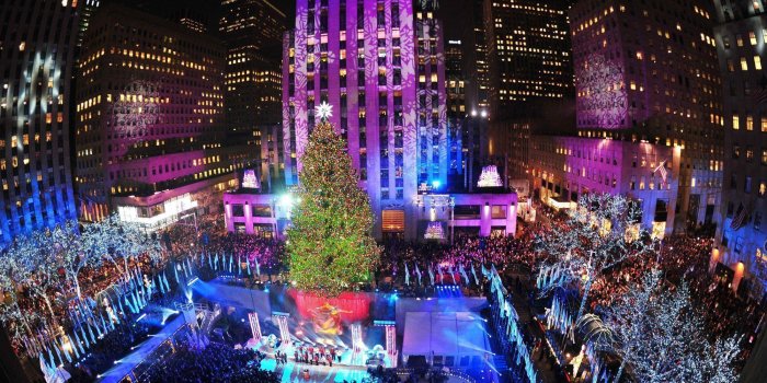 2000x1000 New York Christmas Wallpapers