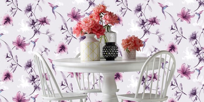 1500x1500 X-ray Floral Wallpaper