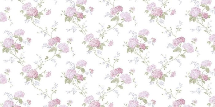 1000x1000 Norwall Wallcoverings PR33861 Floral Prints 2 Mini Hydrangea Trail  Wallpaper Pink Purple