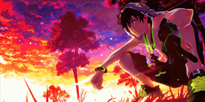 1920x1080 Download 1920x1080 Ao No Exorcist, Rin Okumura, Scenic, Blue