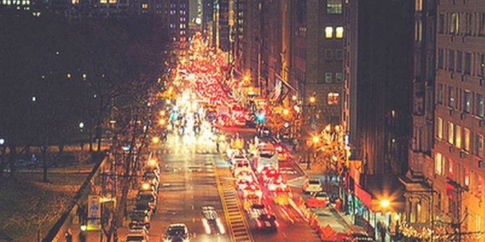 1080x1920 Busy New York Street Night Traffic #iphone #6 #plus #wallpaper