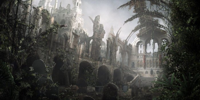 1920x1200 Image detail for -Church ruins wallpaper - Fantasy wallpapers