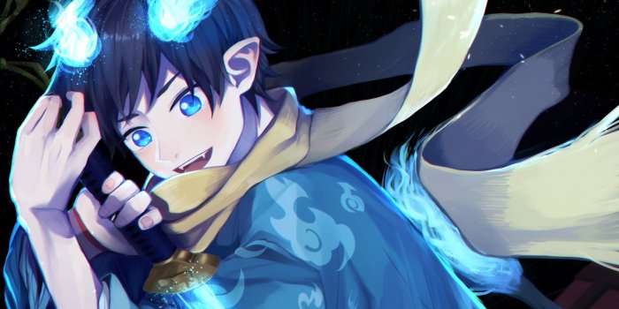1920x1200 Fictional Character, Fiction, Anime, Blue, Blue Exorcist 16:10