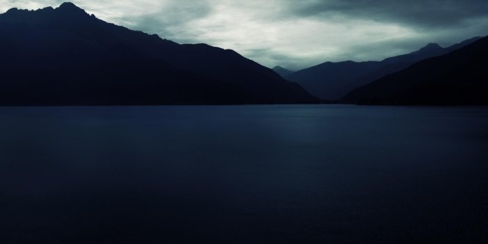 1920x1080 Dark Mountain Sea Scenery HD Wallpaper | 1920x1080 | ID:59694
