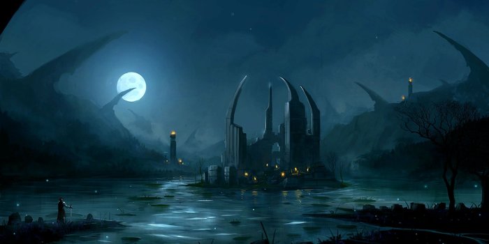 2560x1600 Dark Anime Scenery Wallpapers - Top Free Dark Anime Scenery