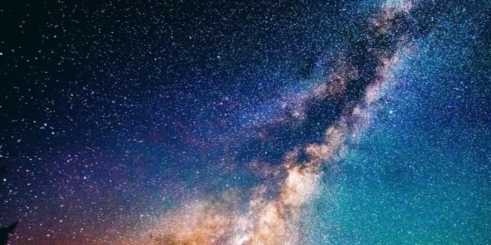 1024x1024 Nature Fantasy Shiny Starry Dark Scenery iPad Air Wallpaper Download