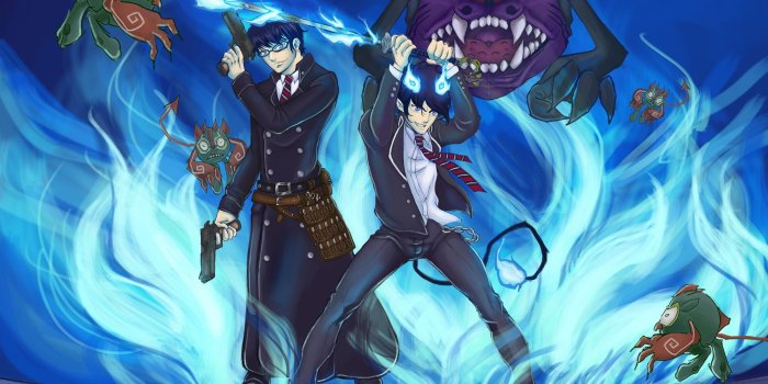 2000x1226 Blue Exorcist wallpaper ·① Download free amazing backgrounds for