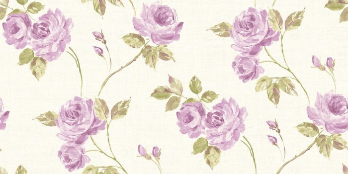 1171x1200 Wallpaper floral purple green Rasch Textil Maison Chic 022050