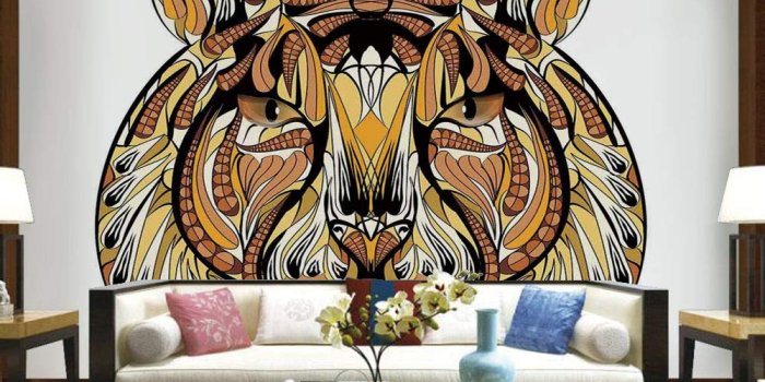 1000x1000 Amazon.com: Lionpapa_mural Nature Wall Photo Decoration Removable