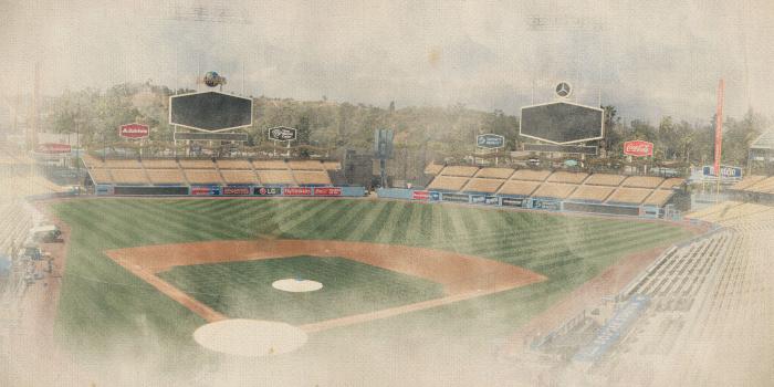 3555x2000 Dodger Stadium Retro Desktop Wallpaper (As requested) : Dodgers
