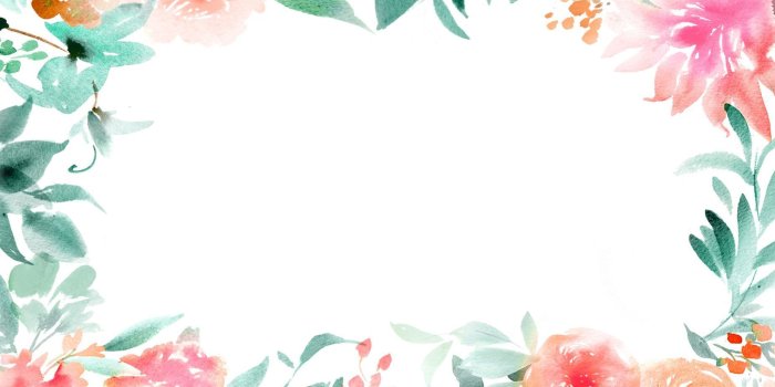1856x1161 45+ Watercolor Flower Border Wallpapers - Download at WallpaperBro