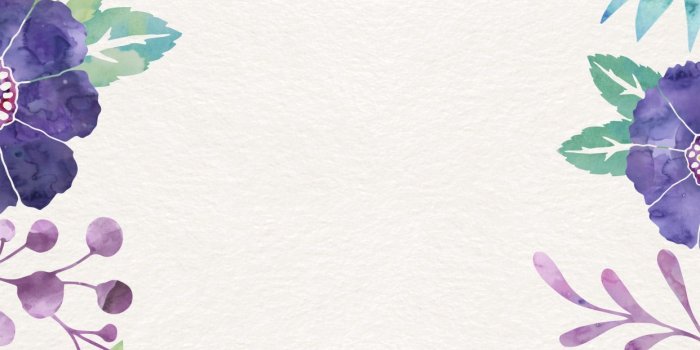 1242x2208 Watercolor floral blue purple yellow green | Phone wallpapers