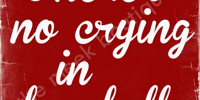 1200x1500 theres no crying in baseball - Google Search | Love my Sox | No