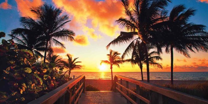 1422x948 40+ Florida Beach Sunset Wallpapers - Download at WallpaperBro
