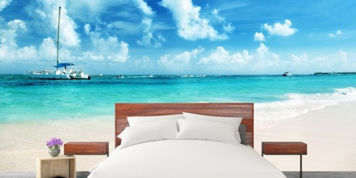 1000x871 Modern Wall Paper Murals Beach Sailboat Photo Wallpaper Mural Living Room  Decorative 3D Self Adhesive Vinyl Silk Wallpaper