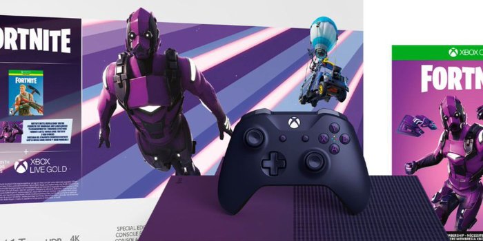 1400x1050 Leaked images reveal Microsoft's purple Xbox One S for Fortnite fans