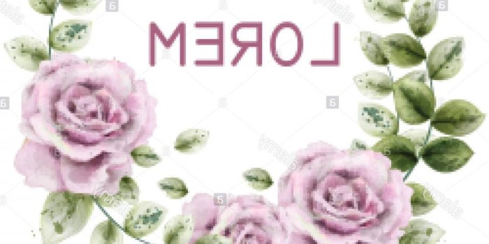 1560x1568 Delicate Pink Roses Wreath Vector Watercolor Floral Background