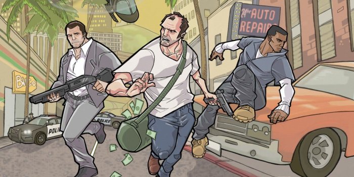 1332x850 Wallpaper Michael, Franklin, gta 5, Trevor images for desktop