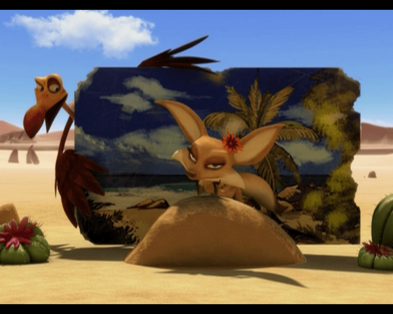 1280x1024 Popy the fox | Oscar's Oasis / Oscar & Co