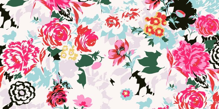 2560x1440 Download Wallpaper 2560x1440 Watercolor floral curtains, Watercolor