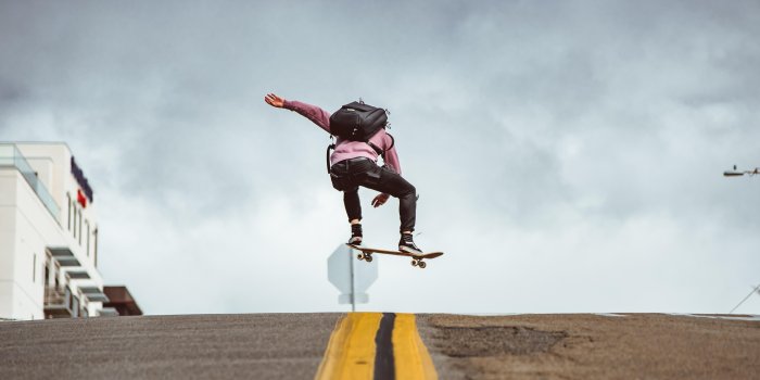 6016x4016 wallpaper skateboard, jump, trick, road HD : Widescreen : High