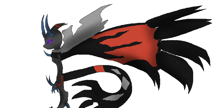 1600x1200 Pokemon Fusion (Mewtwo, Yveltal, Lucario, Absol, Umbreon) — Weasyl