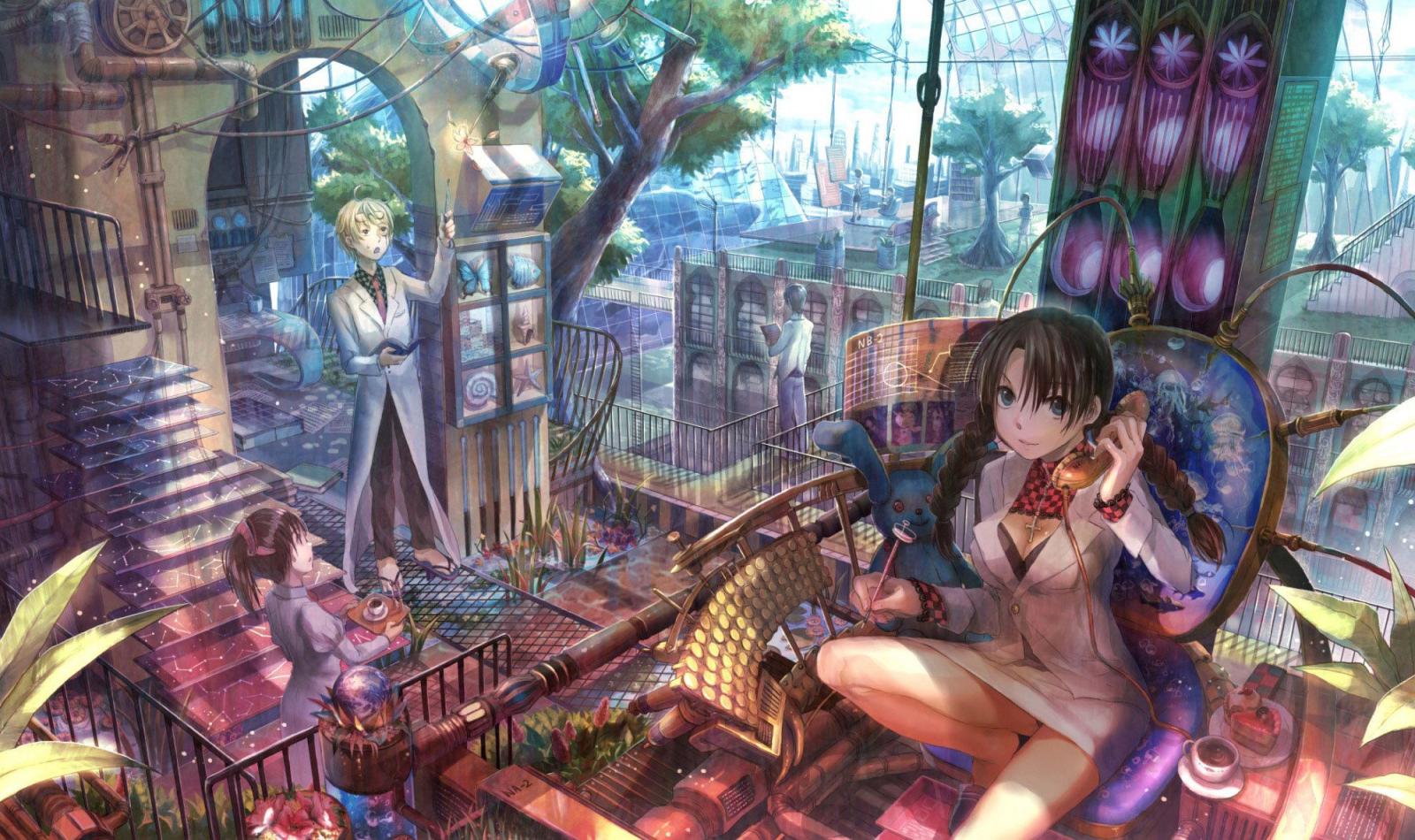 2000x1188 Anime Art Wallpapers