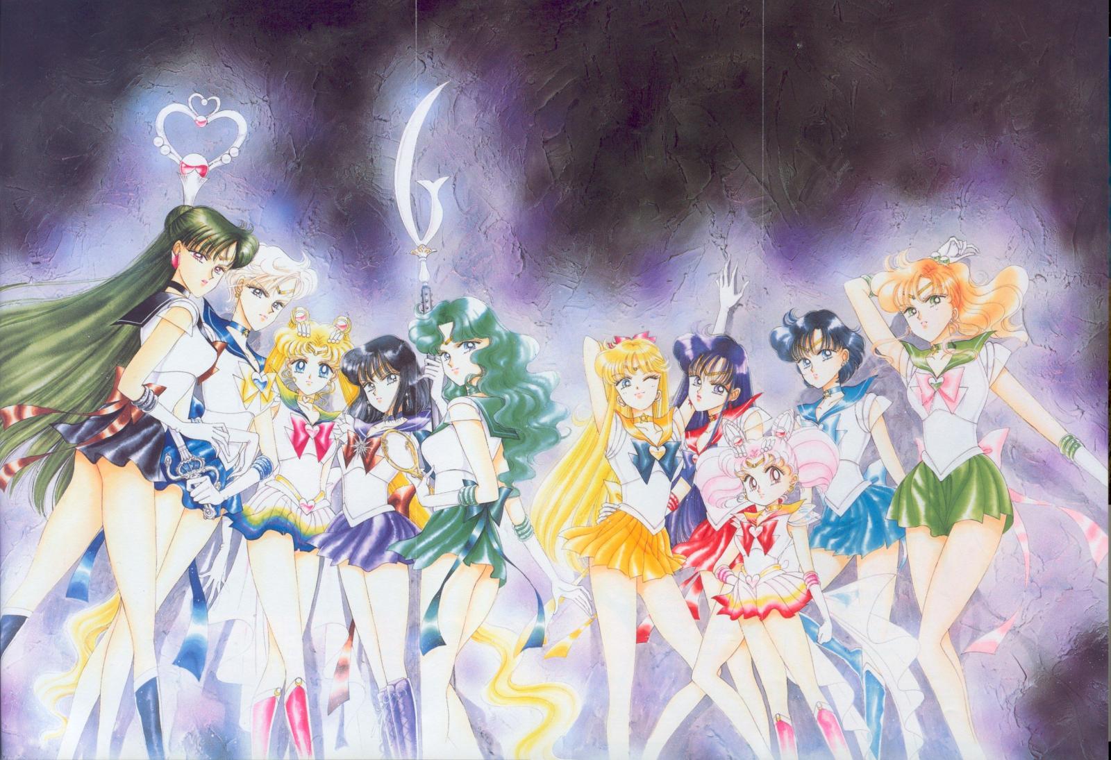 2538x1737 S Sailor Scouts Wallpaper (Manga Art) : sailormoon