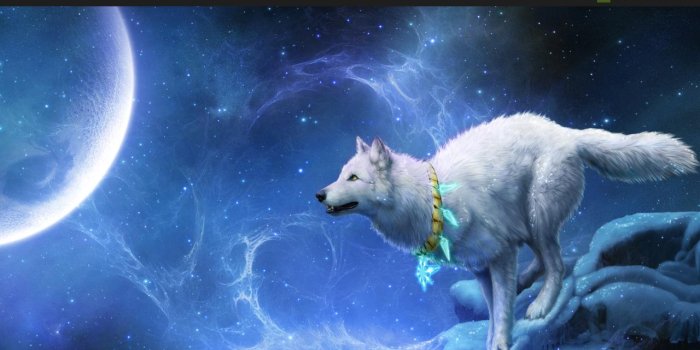 1280x720 Fantasy Wolf Wallpaper for Android - APK Download