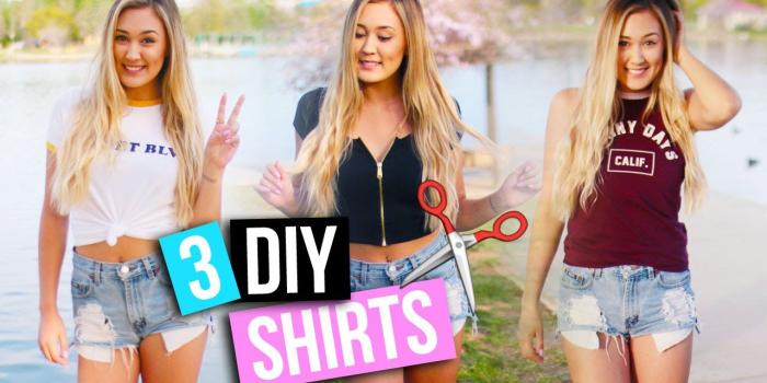 1280x720 3 DIYS to Make Cute New Clothes from Old Tees! | LaurDIY