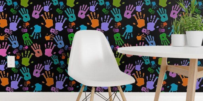 1024x1024 Helping Hands on Isobar by whimzwhirled | Roostery Home Decor