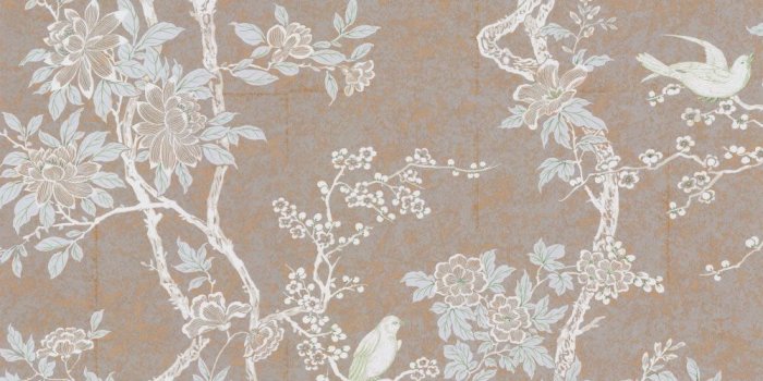 1000x932 Marlowe Floral by Ralph Lauren - Sterling - Wallpaper - LWP30571W