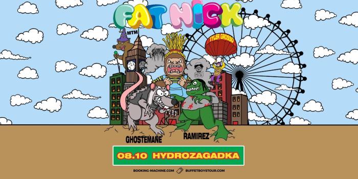 1920x1080 Fat Nick, Ghostemane in Warsaw at Hydrozagadka (Warszawa) on 8 Oct