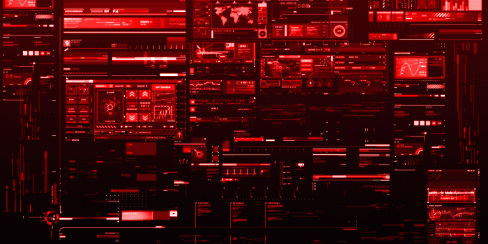 1680x1050 computers, red, technology :: Wallpapers