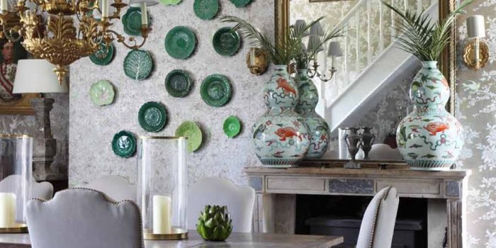 930x1395 Traditional and classic dining room with antiques and Ralph Lauren