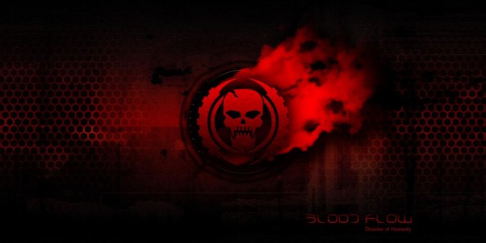 1280x800 Red Skull Technology Wallpaper | Chainimage