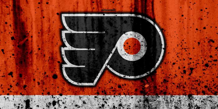 3840x2400 Download wallpapers 4k, Philadelphia Flyers, grunge, NHL, hockey