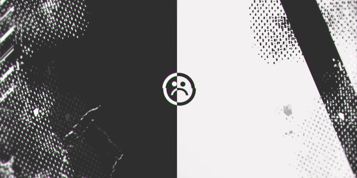 1920x1080 Abstract Glitch Sad Face Full HD Desktop Wallpaper HD Wallpaper