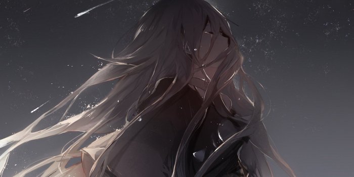 1920x1080 Crying Anime Girl HD Desktop Wallpaper 21540 - Baltana