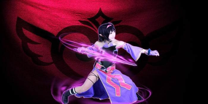 1920x1080 Pair of purple-and-pink Nike basketball shoes, Alfheim Online, Konno