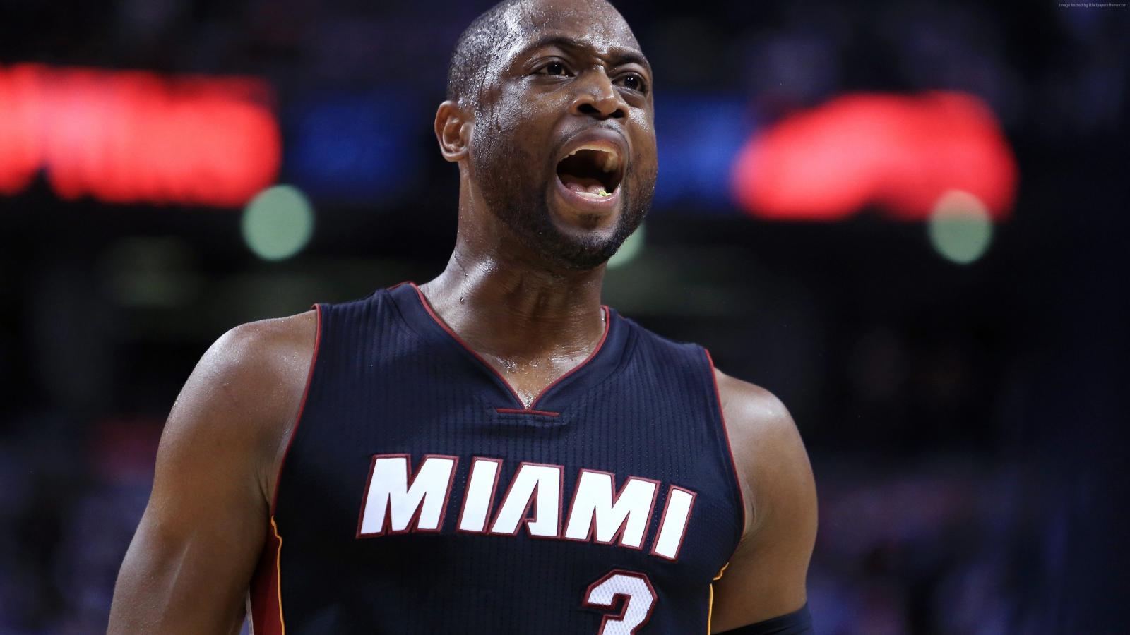 3840x2160 Wallpaper Dwyane Wade, Miami Heat, NBA, basketball, 4K, Sport