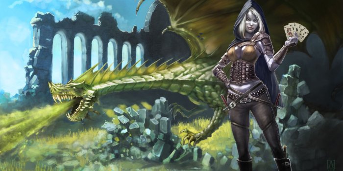 1920x1080 ArtStation - Drow Rogue Desktop Art, Nicholas Avallone