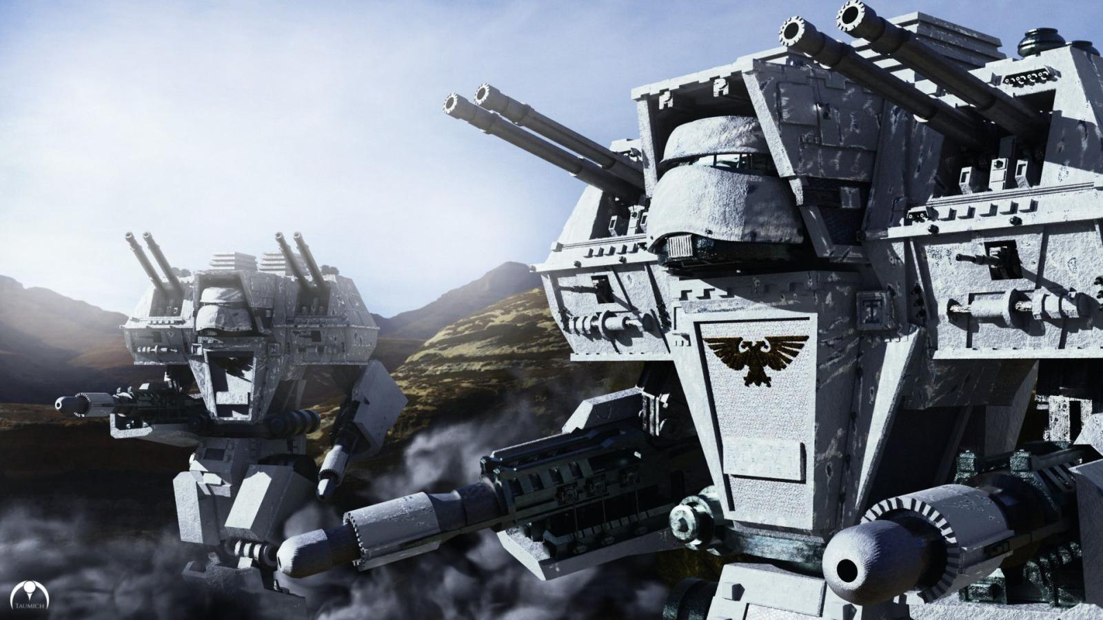 1920x1080 ArtStation - Collegia Titanica - Warhammer 40,000 Titan Manufactorum