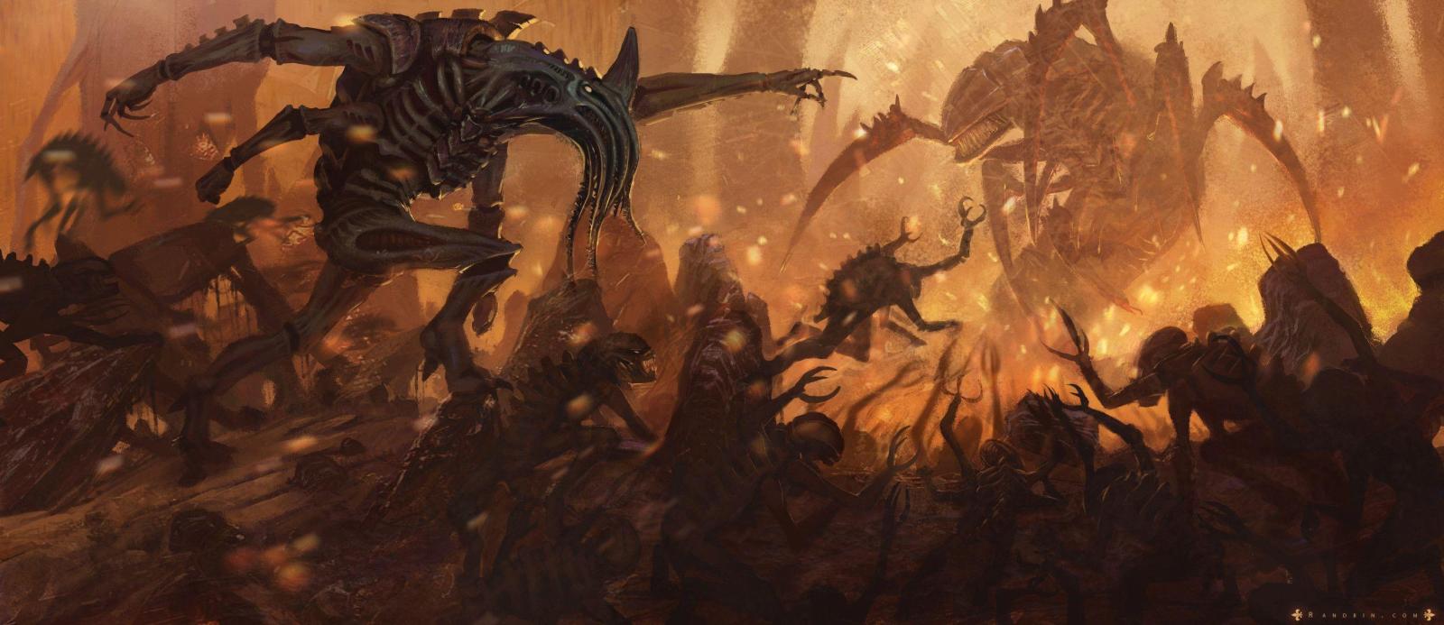2768x1200 Tyranid Wallpapers