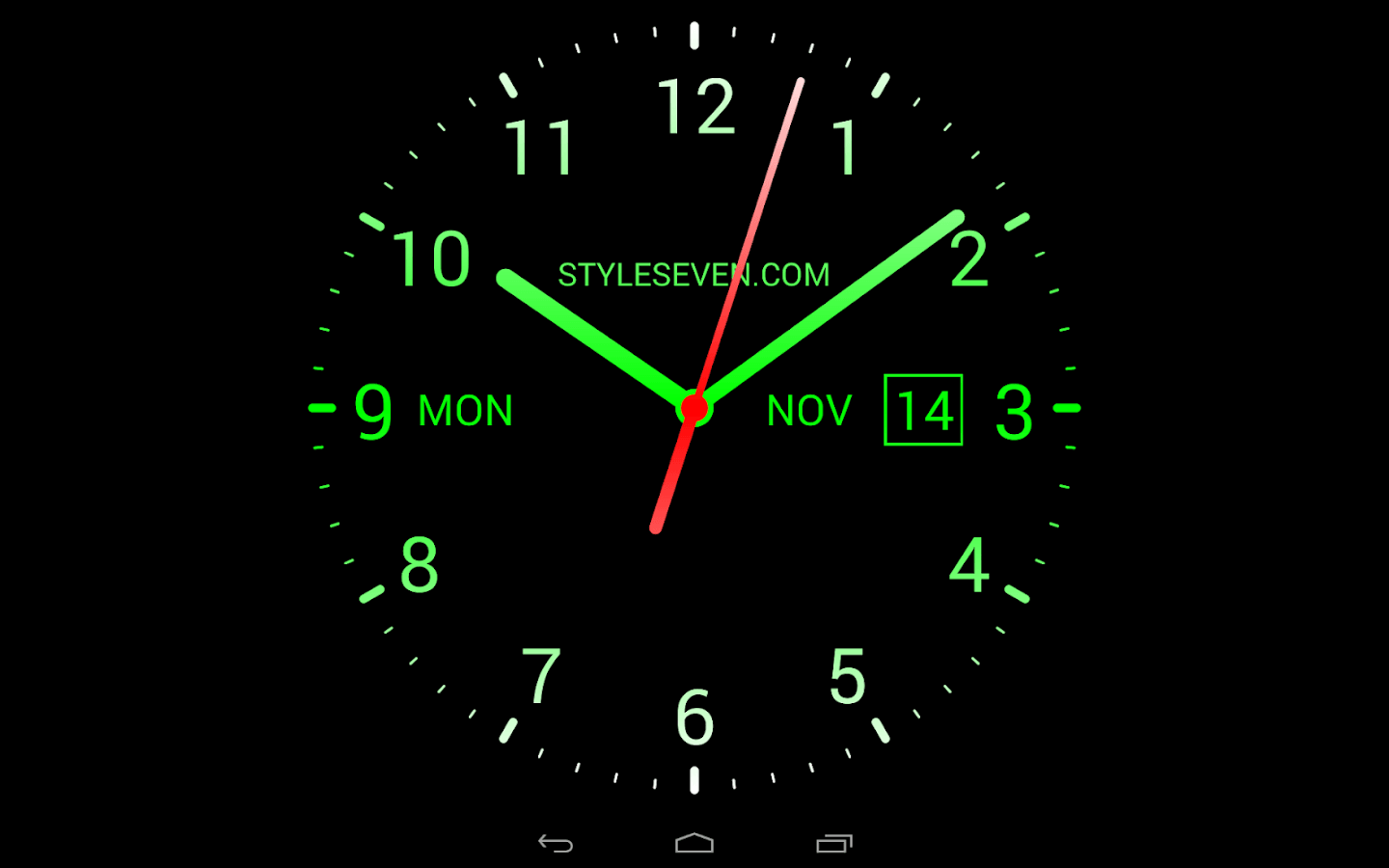 1440x900 7347 working clock wallpaper screensaver