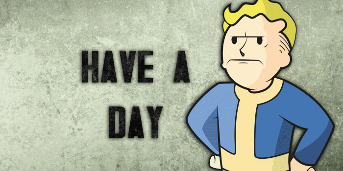 1920x1200 Fallout Vault Boy: Have a day Wallpaper - Imgur
