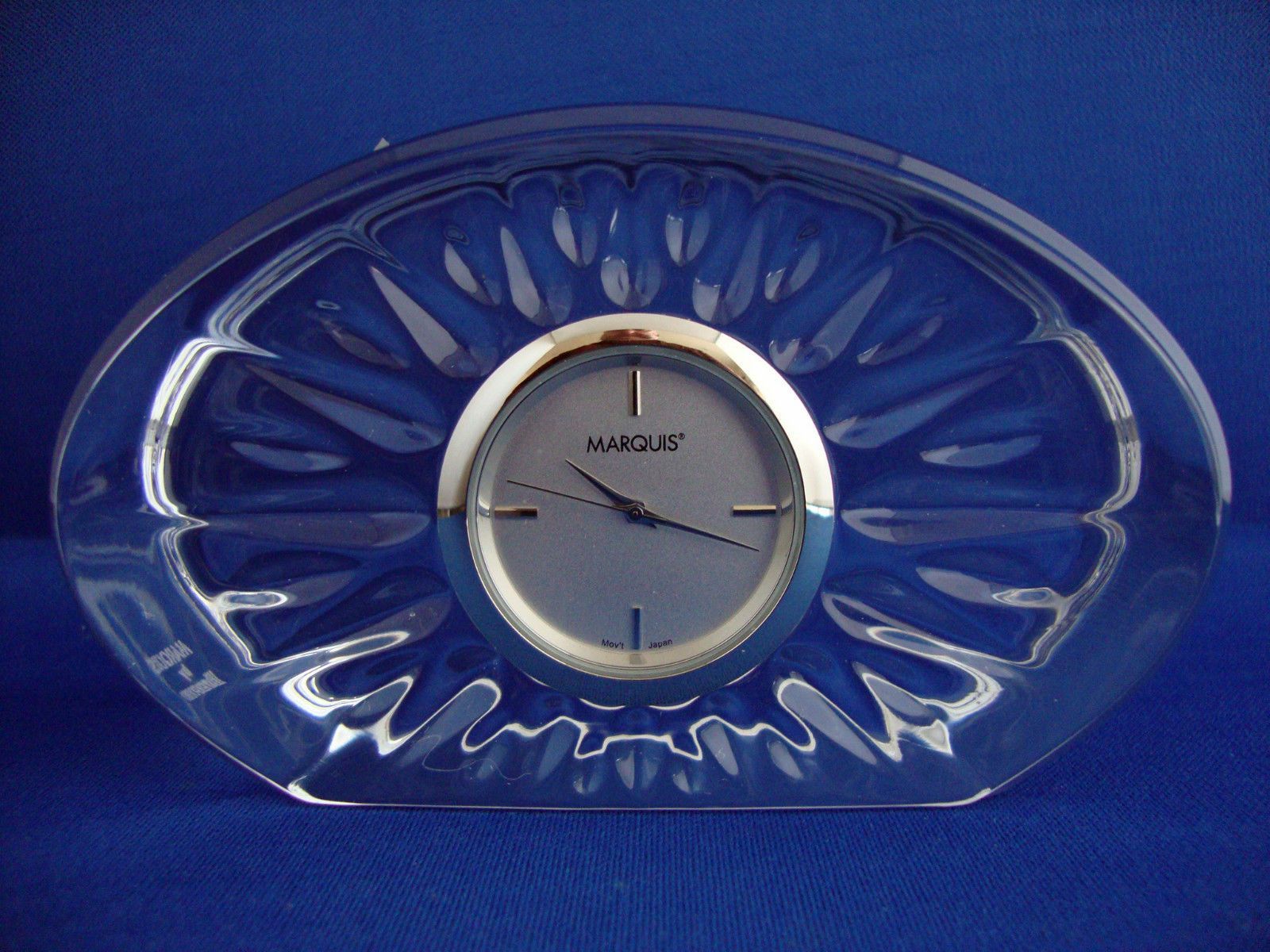 1600x1200 Details about MARQUIS BY WATERFORD SIGNED CRYSTAL CAPRICE CLOCK W